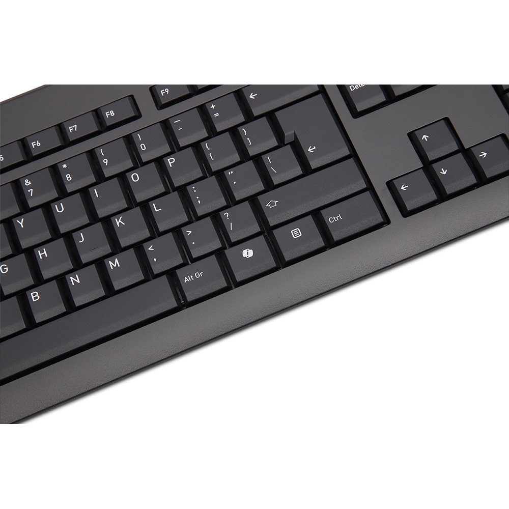 TERRA Keyboard 1500 Corded [US/EU] USB black Copilot QWERTY, 105 toetsen, met kabel, 1,80m