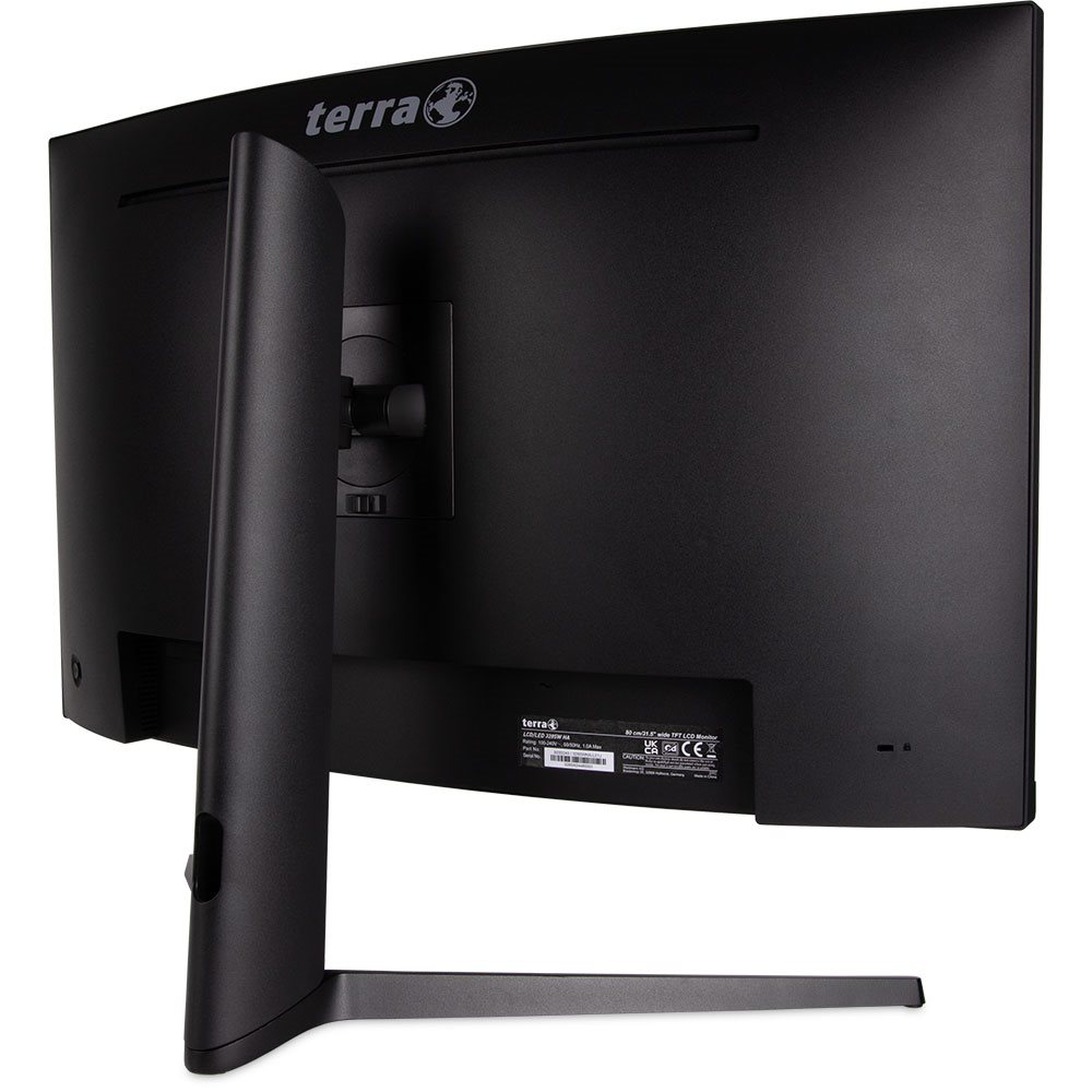 TERRA LCD/LED 3285W HA black CURVED USB-C/HDMI/DP