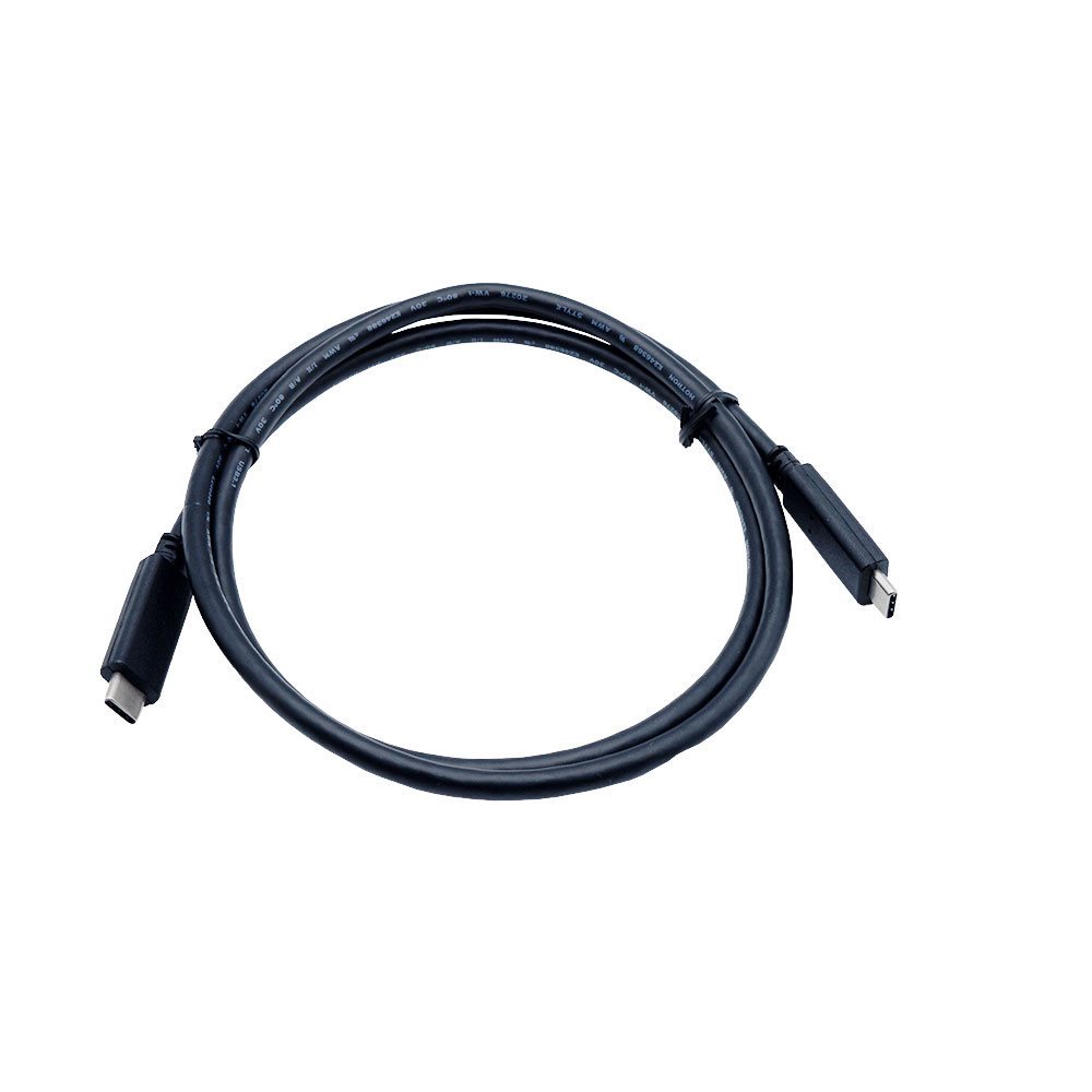 Kabel USB-C <=> USB-C 3.2 Gen1, 5 Gbit/s, 1m black Power Delivery 3.0, 20V, 5A, 100W